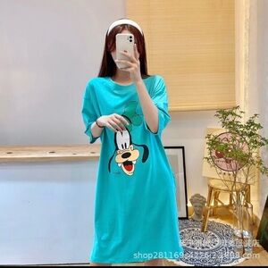 🛍 Loose sleepwear shirt dress pj women